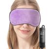 Antifaz de seda simulada transfronterizo calentamiento de grafeno control de temperatura temporización compresa caliente antifaz de vapor para dormir sombreado extraíble y lavable
