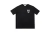 High Street Europeo y Americano Marca de Moda RHUDE Atardecer Cara Redonda de Corazón Impresión de Letras Nuevas Oversize Holgada Camiseta de Manga Corta