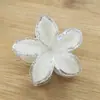Europeu e Americano transfronteiriço cor glitter ovo flor grampo de cabelo flor pinça lateral das mulheres meia garra de volta cabeça tubarão clipe