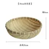 Cesta de bambu para pão de ovo cesta doméstica cesta para segurar pães tecelagem de bambu tecelagem de rattan cesta para pão no vapor pão no vapor cesta colocar cesta pequena doméstica