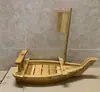 Barco de Sushi de Madera de Bambú, Barco de Sashimi de Lujo, Barco de Hielo, Plato, Bandeja para Servir Sushi, Plato de Mariscos, Cocina Japonesa, Barco Dragón de Sushi