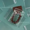 Saco Plástico Transparente Perfurado com Zíper Brincos Joias Saco Selado Espessado Armazenamento de Joias Pulseiras Saco Anti-Oxidação