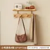 Perchero de pared para entrada, organizador de llaves y bolsas para la puerta principal, ganchos para colgar, perchero y sombrero con forma de ola para la puerta del dormitorio