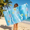 Nueva funda de asiento de coche y toalla de playa dos en uno de comercio exterior, suministro directo, toalla de playa impresa de fibra ultrafina engrosada