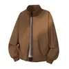 Al por mayor transfronterizo americana calle principal cleanfit chaqueta corta de vuelo ropa de algodón hombres y mujeres otoño marca de moda chaqueta de ropa de algodón