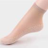 Medias de seda primavera y verano calcetines de mujer delgados de terciopelo calcetines de algodón de fondo anti-enganche seda rígida pies desodorante absorbente de sudor antideslizante
