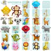 Globos de Papel de Aluminio con Forma de Animales de Dibujos Animados Jirafa Mono para Fiesta Transfronteriza Decoración de Ambiente para Escena Accesorios Venta al por Mayor