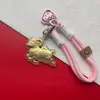 Ano do Carneiro 999 Ouro Puro Ovelha da Fortuna Chaveiro, Alça de Celular, Pingente de Bolsa, Atrai Clientes, Brinde de Promoção para Loja