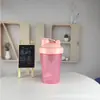 Vaso batidor venta al por mayor batido sustituto de comida en polvo vaso mezclador proteína en polvo vaso para batidos 400ml vaso de agua de plástico impresión de logo