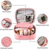 Bolsa de cosméticos al por mayor de fábrica portátil de gran capacidad bolsa de almacenamiento impermeable portátil Bolsa de cosméticos para mujer bolsa de lavado para viaje de negocios