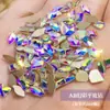 100 Peças de Strass para Nail Art, Strass Aurora, Strass Formato Fantasma, Strass Tempestade de Nova York, Strass Hotfix Atacado