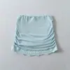 Ropa de mujer transfronteriza al por mayor 2026 verano nuevo estilo europeo y americano moda ajustada encaje patchwork plisado bodycon falda