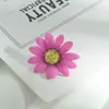 Buquê de Margaridas Artificiais para Casamentos, Decorações Florais de Seda Atacado, Acessórios de Cabelo, Adereços de Fotografia, Decorações de Leque Floral Feitas à Mão