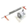 Limpiador de cuchilla de aire neumático de alta presión, hoja de acero inoxidable para cinta transportadora, cuchilla de aire para eliminación de polvo y agua de cinta transportadora industrial