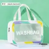 Bolsa de Higiene Pessoal para Casa, Portátil com Borda Fosca, Grande Capacidade, Impermeável para Viagem, Bolsa de Armazenamento de Cosméticos para Mala