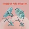 Alta Tensão AC U40Ctv Diâmetro 175 Tensão Disco de Vidro U70B Isolador U120Bp/146 Transfronteiriço