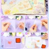 Bloque de Sello Transparente Acrílico DIY Multiespecificación con Impresión de Líneas de Cuadrícula Herramienta de Estampado para Scrapbooking y Tarjetas