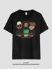 Camiseta de manga corta de seda de hielo fresca para hombres y mujeres, camiseta igual para hombres, casual, a juego, ropa exterior elegante y a la moda, estilo adelgazante para parejas