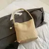 Bolsa de Compras de Pana Portátil Bolsa de Pana Estilo Japonés Ins Estudiante Femenina Hombro Harajuku Gran Capacidad Bolsa para Clases de Tutoría