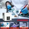 Yw60 Purificador de Humo de Soldadura Pequeño de Escritorio Extractor de Humo de Soldador Polvo de Soldadura Manual Eléctrico Eliminación de Humo de Soldadura Colector de Polvo