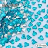 Diamante para Uñas con Forma de Corazón Torcido y Base Puntiaguda 8*9mm Diamante de Punto Explosivo Set de Diamantes de Base Puntiaguda Decoración para Manicura Uñas Portátiles Joyería Popular Venta al por Mayor