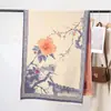 Bufanda Larga Estampada de Imitación Cachemir para Mujer Otoño e Invierno, Chal Suave, Transpirable, Artístico y Elegante de Algodón y Lino, Chal Cálido para Protección del Cuello