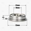 Punto de Fábrica 10*22*6 Hardware de Precisión de Alta Calidad Electromecánico Rodamiento de Pared Delgada 6900Zz/Rs Rodamiento 6900