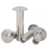 Remaches Semihuecos de Cabeza de Paraguas de Acero Inoxidable 304 5~10 en Stock, Estándar Nacional Gb873 Remaches Semihuecos de Cabeza Plana Grande