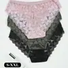 Calcinhas Femininas Sexy de Renda e Cetim Confortáveis Sem Costura Cintura Média Femininas Comércio Exterior Atacado Exclusivo Europeu e Americano