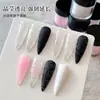 Nuevo Polvo de Cristal para Uñas Artísticas para Uñas Delgadas y Suaves, Construcción y Refuerzo en un Segundo, Polvo Transparente para Extensión y Cuidado de Uñas al por Mayor