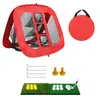Nueva red de práctica de golf, portátil, plegable, red de chipping y juego de almohadilla de golpeo almacenables, fabricante de redes de golf