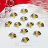 Abanico plegable estilo chino accesorios para uñas populares luminosos accesorios para uñas de año nuevo mixtos diy aretes accesorios para uñas