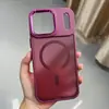 Capa Protetora Magnética para Celular Apple 17Pm Nova Transfronteiriça Furo Pequeno Brilhante Sucção Magnética Fosca Furo Fino Anti-Queda Capa para Celular