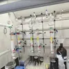 Grelha para Capela de Exaustão Rack Sintético para Gabinete de Exaustão Rack de Fixação de Tubos de Duas Fileiras Material de Aço Inoxidável Material de Haste de Fibra de Vidro