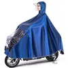 Produtos Originais Poncho para Carro Elétrico Capa de Chuva para Moto Anti-Tempestade Proteção Facial Poncho Alargado Espessado Capa de Chuva Simples Dupla