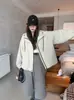Jaqueta casual com capuz estilo coreano para mulheres, novo modelo outono 2026, modeladora e versátil, top da moda deste ano