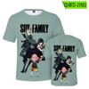 Fonte transfronteiriça casa de espionagem 3D roupas difusas manga curta T-shirt feminina verão impressão digital atacado feminino