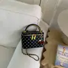 Bolso de Lunares de Alto Valor Estético para Mujer, Nuevo Estilo Verano 2026, Bolso Pequeño Cuadrado de Hombro Único, Bolso de Cadena Cruzado de Nicho