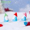 Cross-border nova micro paisagem natal velho anão boneco de neve quarto diy decorações acessórios mini ornamentos