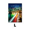 Pintura Decorativa de Paisagem Urbana Nórdica para Sala de Estar para Imagem Pôster de Lona Personalizado Pintura Sem Moldura Pintura para Pendurar na Varanda Núcleo