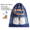 Saco Descartável para Armazenamento de Sapatos Saco de Sapato Não Tecido à Prova de Poeira à Prova de Umidade à Prova de Mofo Bolsa de Viagem com Cordão Venda por Atacado Produtos em Estoque