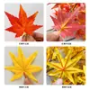 Suprimento Transfronteiriço Folha de Bordo Artificial de Peça Única, Folha de Bordo de Outono, Enfeites para Fotografia, Folhas Decorativas para Casamento e Halloween