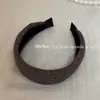 Diadema Retro Estilo Chino Nuevo Floral Cepillado Borde Ancho Sensación de Alta Gama Para Usar Afuera Viajes Estilo Artístico Presionando el Cabello Diadema Accesorios para el Cabello para Mujeres
