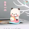 Panda Um Dois Bubu Pelúcia Brinquedo Figura Fofa Decoração de Carro Desenho Animado Anime Fofo Brinquedo da Moda Ornamento de Mesa de Escritório