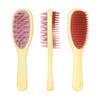 Nuevo Producto Transfronterizo Cepillo Masajeador de Champú de Doble Cara Diente de Nailon de Silicona con Mango Alisado Cabello Masaje Cuero Cabelludo Cepillo de Doble Uso