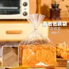 Bolsa de empaque para pan tostado, bolsa transparente sellada personalizada para repostería horneada, bolsa para rebanada de pastel de comida para snacks 450g