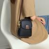Bolsa de Celular de Couro Genuíno para Mulheres 2026 Nova Moda Outono Autêntica Bolsa Pequena Simples e Versátil Bolsa de Ombro Transversal de Couro Bovino