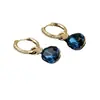 Nuevos pendientes de cristal azul con forma de gota de agua para verano pendientes de diseño nicho pendientes de temperamento joyería al por mayor