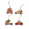 Suministros Navideños Nuevos Transfronterizos Impresión Creativa Colgantes para Coche Personas Mayores Colgantes para Árbol de Navidad Accesorios Decorativos para Regalo
