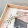 Pinza para el Cabello Coreana, Dulce Pinza para el Cabello de Perlas Estilo Coreano para la Parte Posterior de la Cabeza, Pinza de Tiburón Súper Elegante, Suave Pinza para el Cabello de Princesa